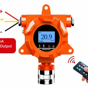 The 4-20MA hydrogen sulfide detector - The measuring range is 0-100 PPM. DC 24V