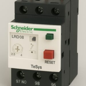 LRD08 - OVERLOAD RELAY, TeSys D IEC, 2.5 A, 4 A, LRD BRAND: SCHNEIDER