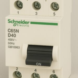SWITCH; TYPE: C65N-D40 400V; 50Hz; GB -10963; 3 PHASE
