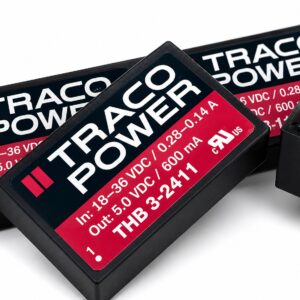 Voltage Transducer Card Type: Traco Power IN18-36VDC → OUT 5VDC / 600mA Part No.: THB 3-2411