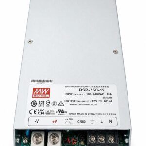 MEAN WELL -  RSP-750-12 750W 12V 62.5A PFC Slim Adjustable Voltage Switching Power Supply