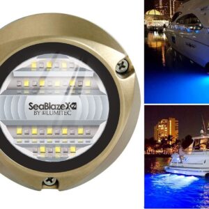 Lumitec SeaBlaze / Underwater Light 2" Blue & White (Dual Color)